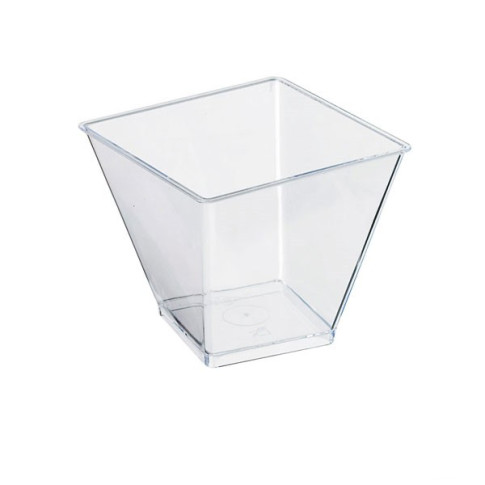 Coperchio in plastica per piattino fingerfood Zeno (PET1) 65x65mm