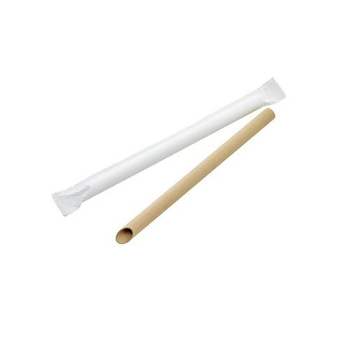 Cannuccia smussata Kraft per Bubble Tea   H200mm