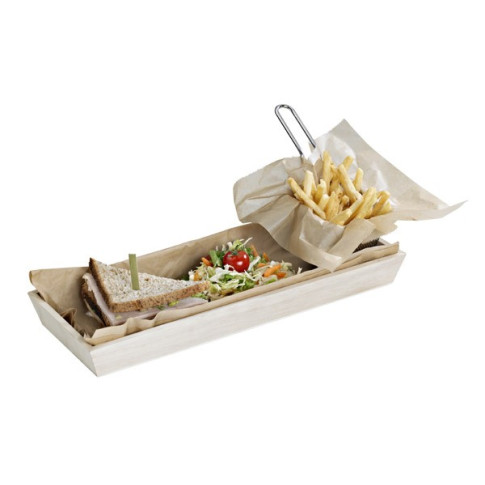 Vassoio da pasto "Noa" in legno 390x150mm H40mm