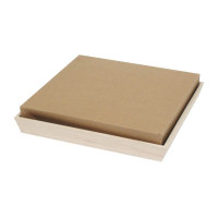 Vassoio da pasto "Noa" in legno 310x310mm H40mm