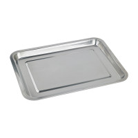 Vassoio in acciaio inox (FE40) 360x270mm H20mm
