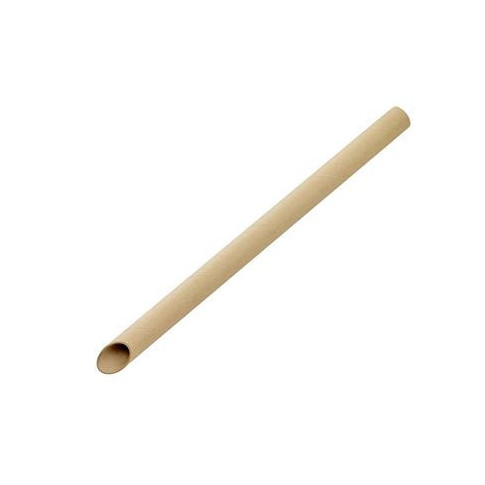 Cannuccia smussata Kraft per Bubble Tea - confezionata singolarmente  H200mm