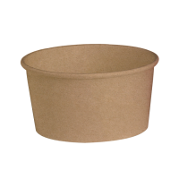Insalatiera "Buckaty" multiuso, tonda in cartone kraft   H100mm 1200ml