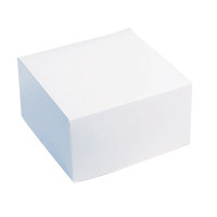 Scatola da pasticceria in cartone bianco 280x280mm H80mm