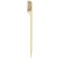 Stecchino per carne Teppo Gushi in bambù, etichetta Medium (media) (FOR50)  H90mm