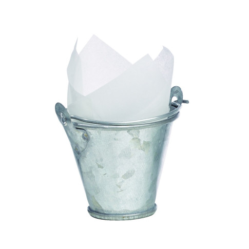 Secchiello in metallo con manici  H75mm 200ml