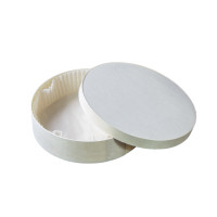 Scatola rotonda in legno misto FSC + carta da forno  H40mm 600ml