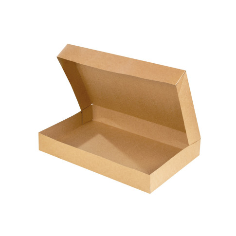 Scatola vassoio in cartone kraft 420x290mm H60mm