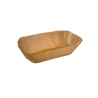 Pirottino ovale in carta da forno scura  360x250mm H75mm