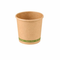 Bicchiere cartone kraft ZEN plastic-free (PAP20)  H57mm 72ml
