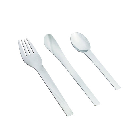 Quadrato forcella in acciaio inox con custodia, da lavare prima dell'uso  163x25mm H11mm