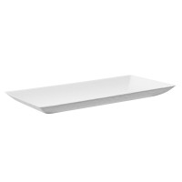 Piatto "BioNChic" in polpa di canna da zucchero  180x90mm