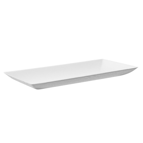 Piatto "BioNChic" in polpa di canna da zucchero  180x90mm