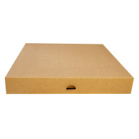 Scatola da pasticceria in cartone kraft 320x320mm H50mm