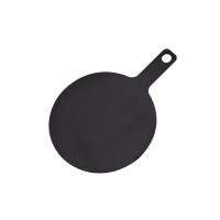 Pannello in fibra di legno rotondo nero Phoenix  288x203mm H6mm