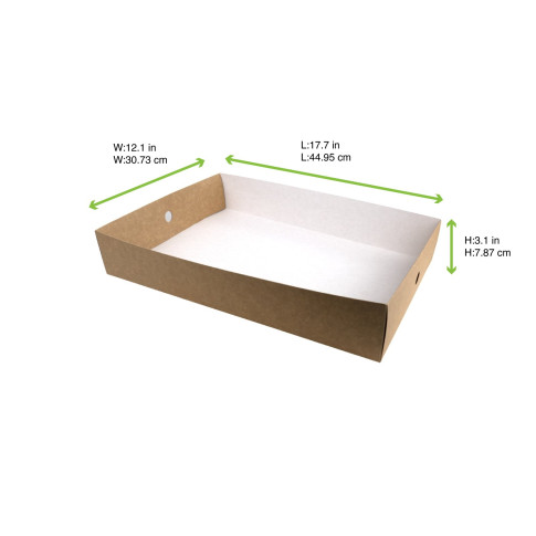 Vassoio kraft per KTray (PAP21) 450x308mm H79mm