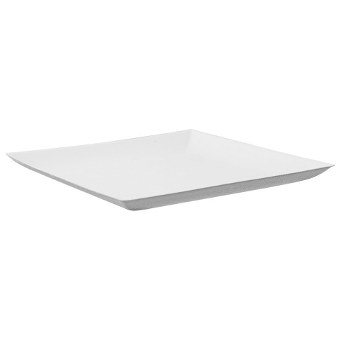 Piatto "BioNChic" in polpa di canna da zucchero  180x180mm H18mm