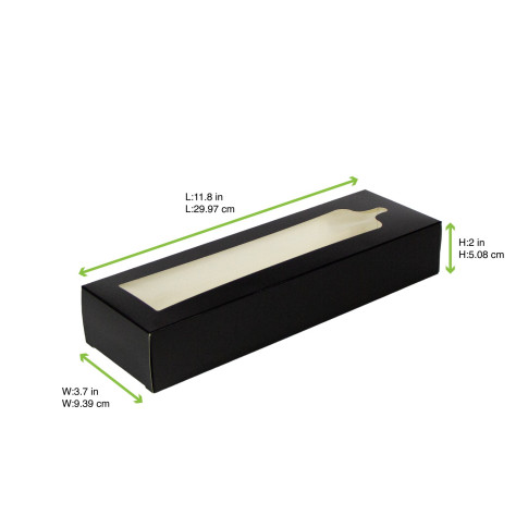 Scatola con finestra pet per lavagna 300x95mm H50mm