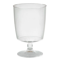 Bicchiere da vino in PS trasparente riutilizzabile  H100mm 150ml