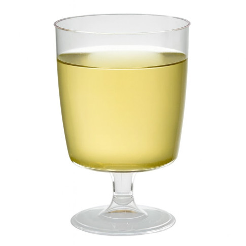 Bicchiere da vino in PS trasparente riutilizzabile  H100mm 150ml