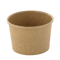 Contenitore in cartone kraft plastic-free waterbased per alimenti caldi e freddi (C/PAP 81)  H40mm 75ml