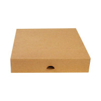Scatola da pasticceria in cartone kraft 230x230mm H50mm