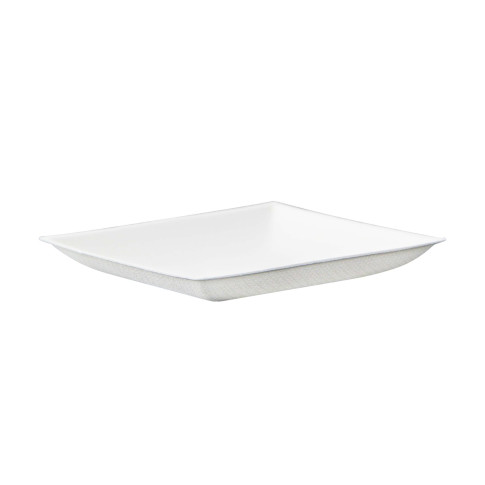 Piatto in polpa di canna da zucchero  90x90mm