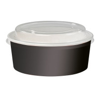 Insalatiera "Buckaty" multiuso, tonda in cartone marrone scuro  H70mm 750ml