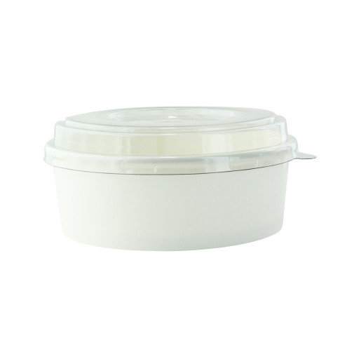 Insalatiera "Buckaty" tonda in cartone bianco   H50mm 550ml