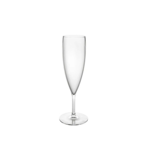 Flute per champagne in PS trasparente riutilizzabile  H195mm 170ml