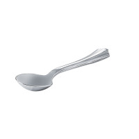 Cucchiaio da zuppa in PS color argento 160
