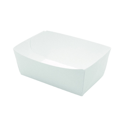 Vaschetta in cartone bianco 120x70mm H43mm 510ml