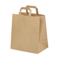 Shopper in carta kraft riciclato 260x140mm H320mm