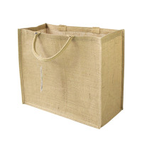 Borsa di iuta marrone 450x220mm H370mm