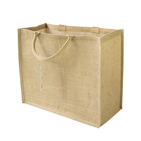 Borsa di iuta marrone 450x220mm H370mm