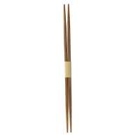 Coppia di bacchette in bambù imbustate  H240mm