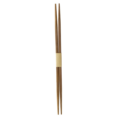 Coppia di bacchette in bambù imbustate  H240mm