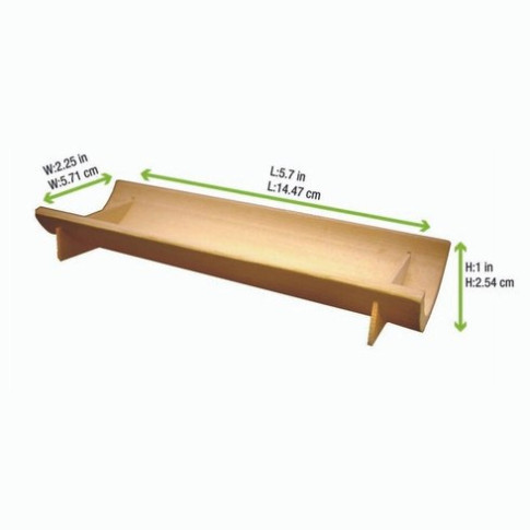 Piattomezza canna di bambù "Koshu"  150x60mm H23mm