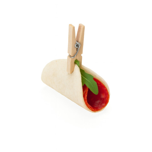 Mini mollette per bucato in legno  H25mm