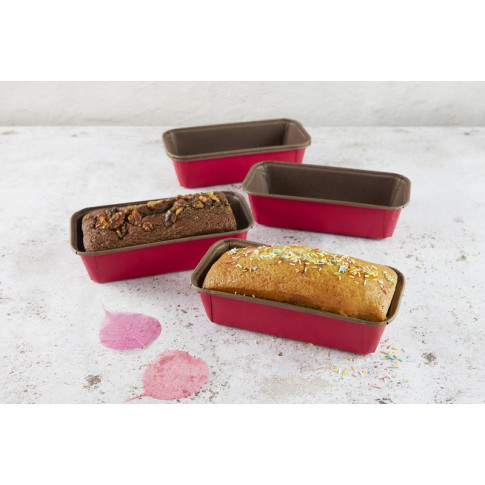 Stampo da forno in carta kraft e rosa 193x93mm H50mm 750ml
