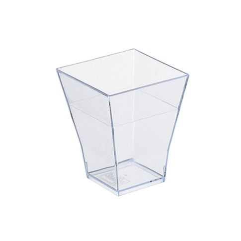 "Taiti" Bicchierini quadrati trasparenti 45x45mm H55mm 60ml
