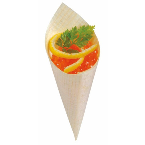 Cono in legno  H80mm