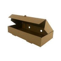 Scatola per bruschetta in cartone kraft 300x150mm H50mm