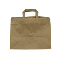 Shopper in carta kraft riciclato 320x200mm H250mm