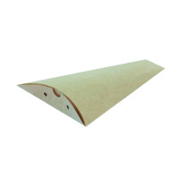 Scatola da crepes triangolare in cartone kraft 120 H160mm