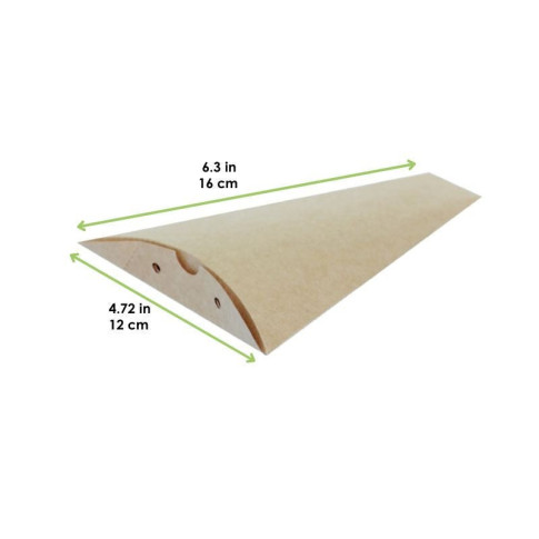 Scatola da crepes triangolare in cartone kraft 120 H160mm