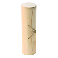 Scatola in legno cilindrica per 7 macarons  H230mm
