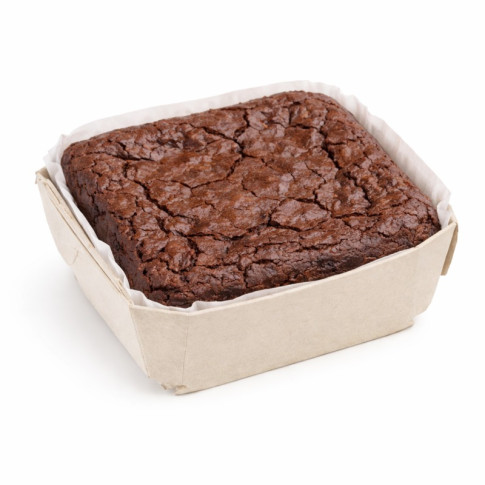 Stampo da forno in legno con pirottino in carta 185x80mm H40mm 600ml