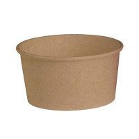 Insalatiera "Buckaty" multiuso, tonda in cartone kraft   H100mm 1200ml