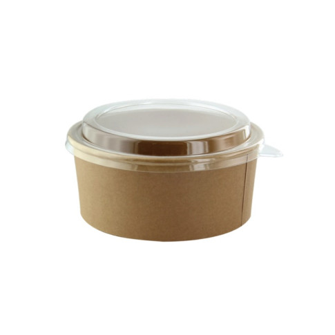 Insalatiera "Buckaty" multiuso, tonda in cartone kraft  H64mm 750ml